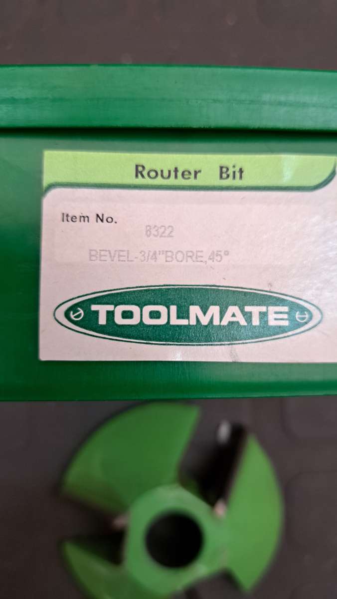 TOOLMATE - TCT Bevel bit - 3/4"Bore 45degree