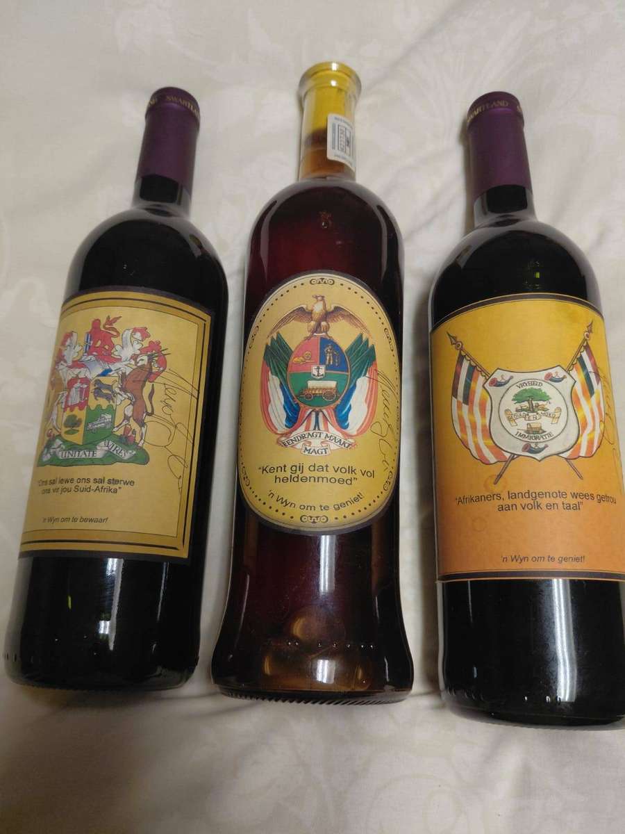 Wine collection Signed by AWB leader Eugène Terre'Blanche