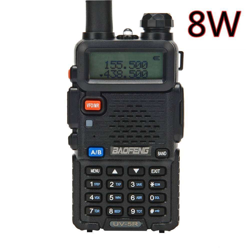 Baofeng UV 5R-8W Durable Transceiver FM Two Way Radio Walkie Talkie