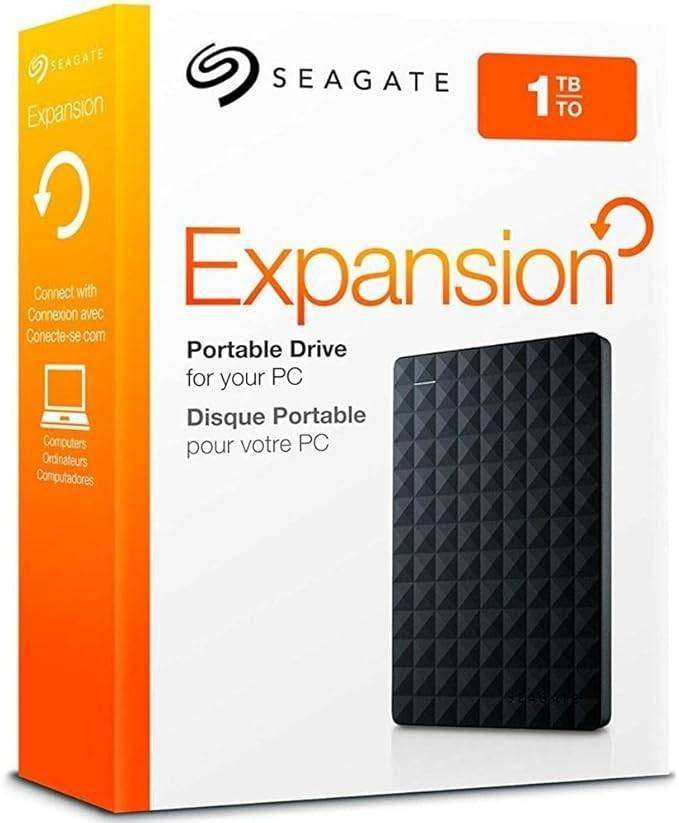 Seagate Expansion Portable 1 TB External Hard Drive HDD  USB 3.0  (STEA1000400)