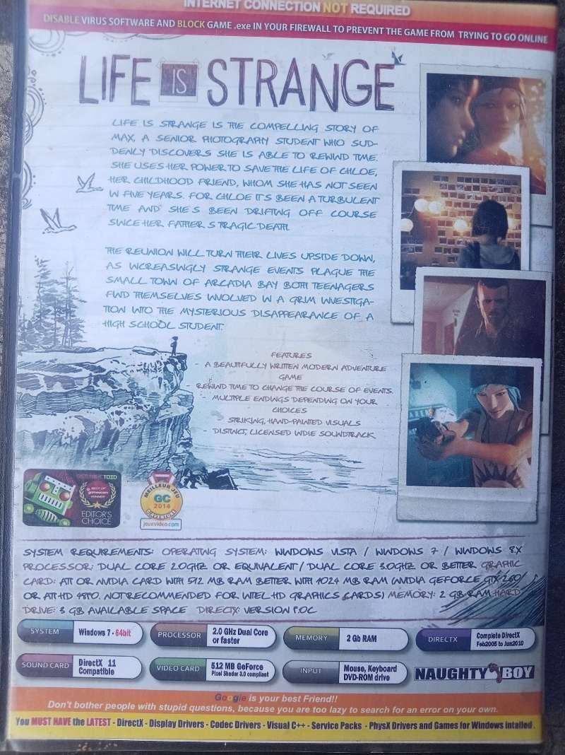 Pc Life is strange 1 game