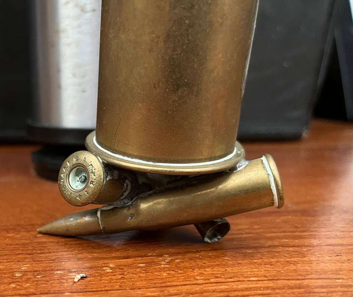 Original World War I era trench art