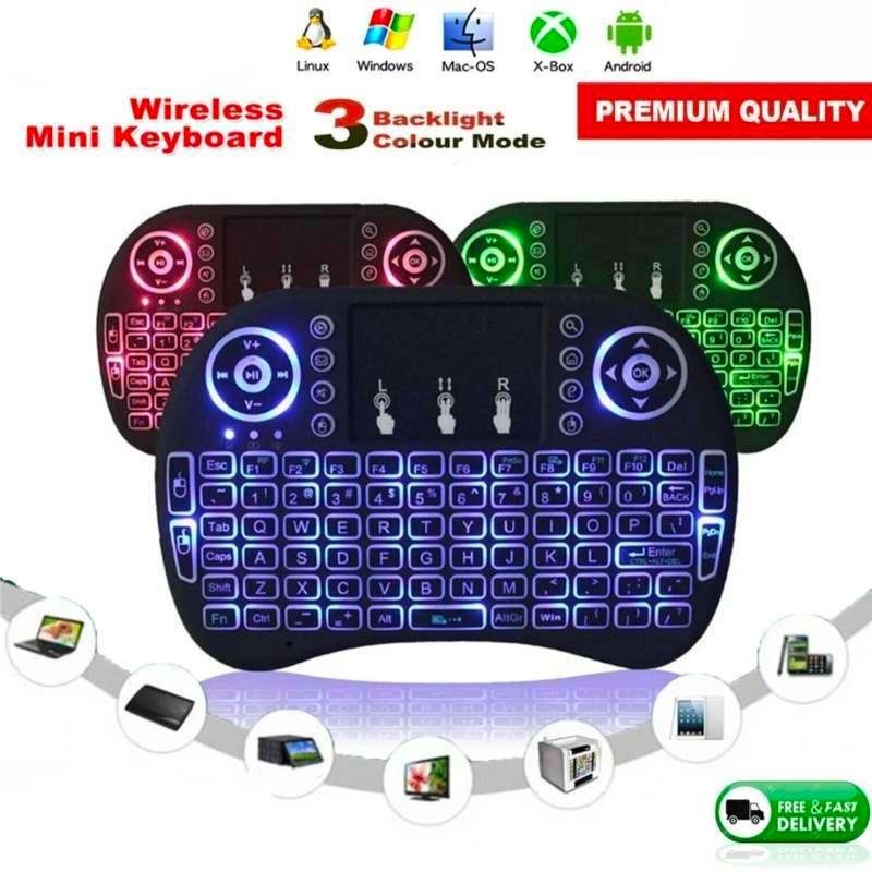 Backlight Wireless Keyboard 2.4GHz Air Mouse English Russian Version for Android TV BOX Mini PC S...