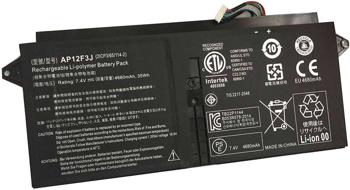 AP12F3J, KT.00403.009, Acer Aspire S7-391 Battery
