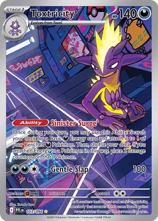 Toxtricity Phantasmal Flames Illustration Rare 103/094