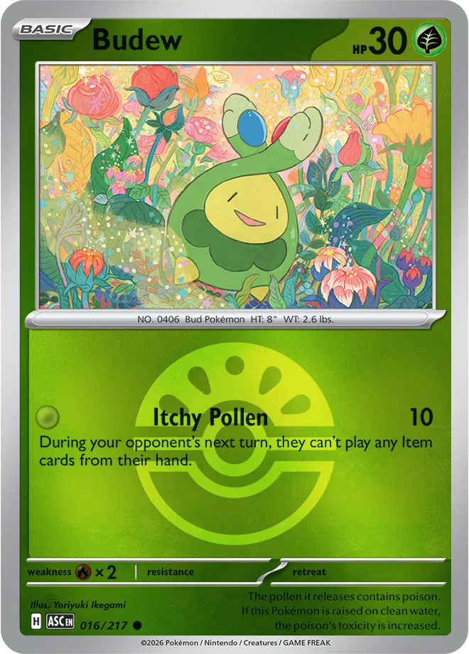Budew (Friend Ball) Ascended Heroes Common 016/217