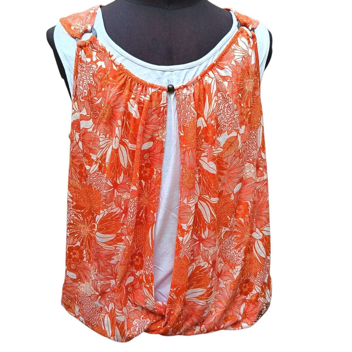 Ginger Mary, Sleeveless Top,  Excellent Condition Size 40