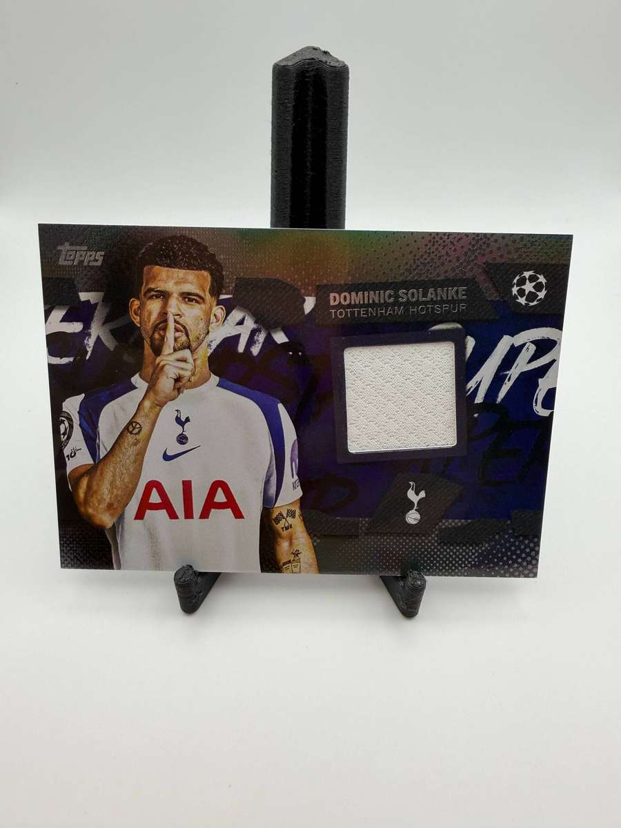 Topps Dominic Solanke Tottenham Hotspur Player Worn Relic Patch