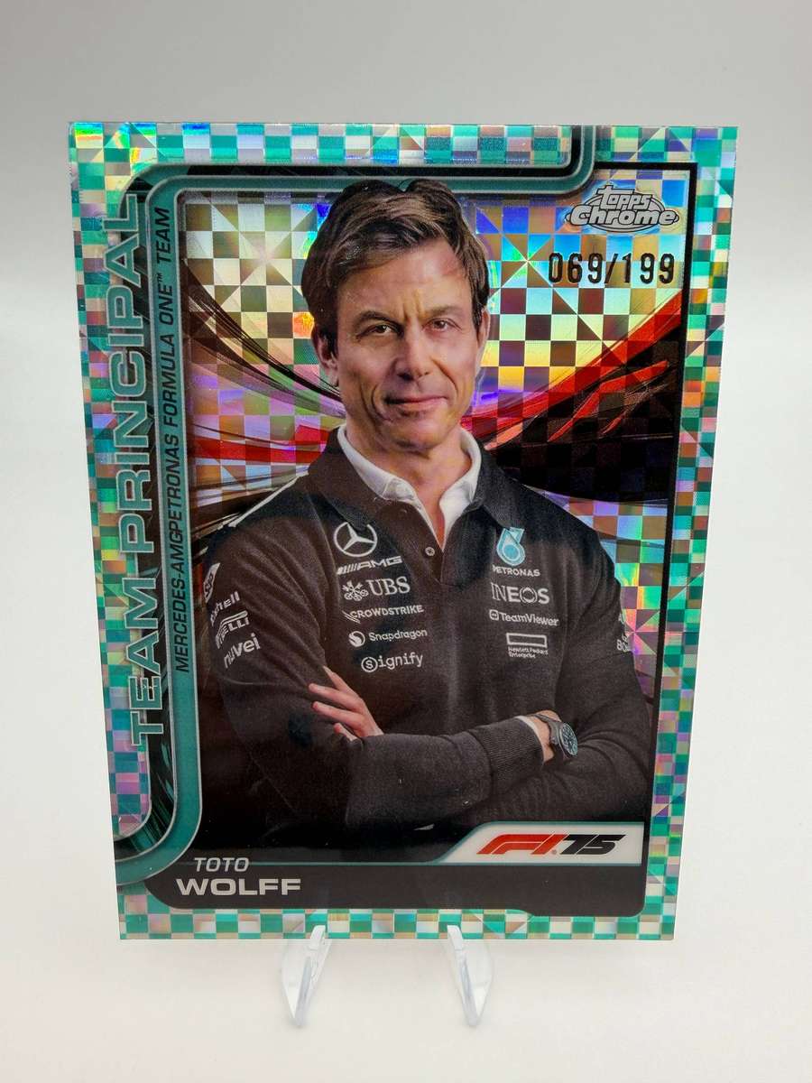 Topps F1 Chrome Toto Wolf /199