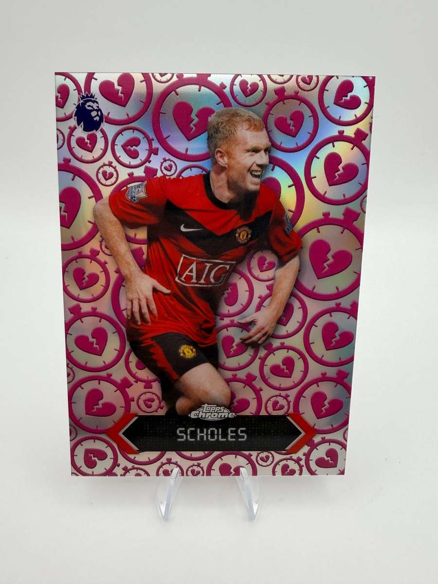 2026 Topps Chrome Premier League Heartbreakers Paul Scholes Manchester United