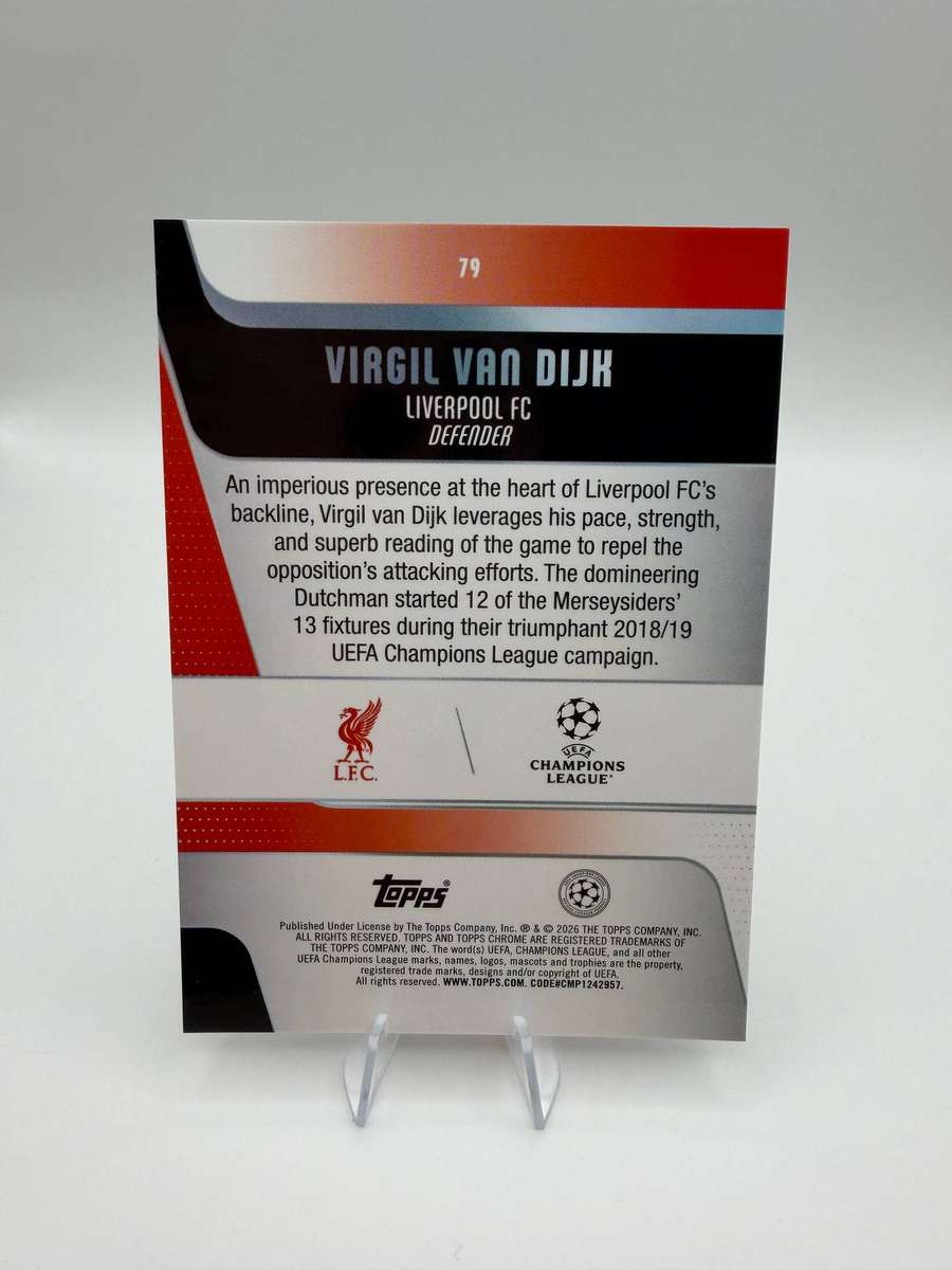 Topps Chrome UCC Virgil Van Dijk / 199 Liverpool