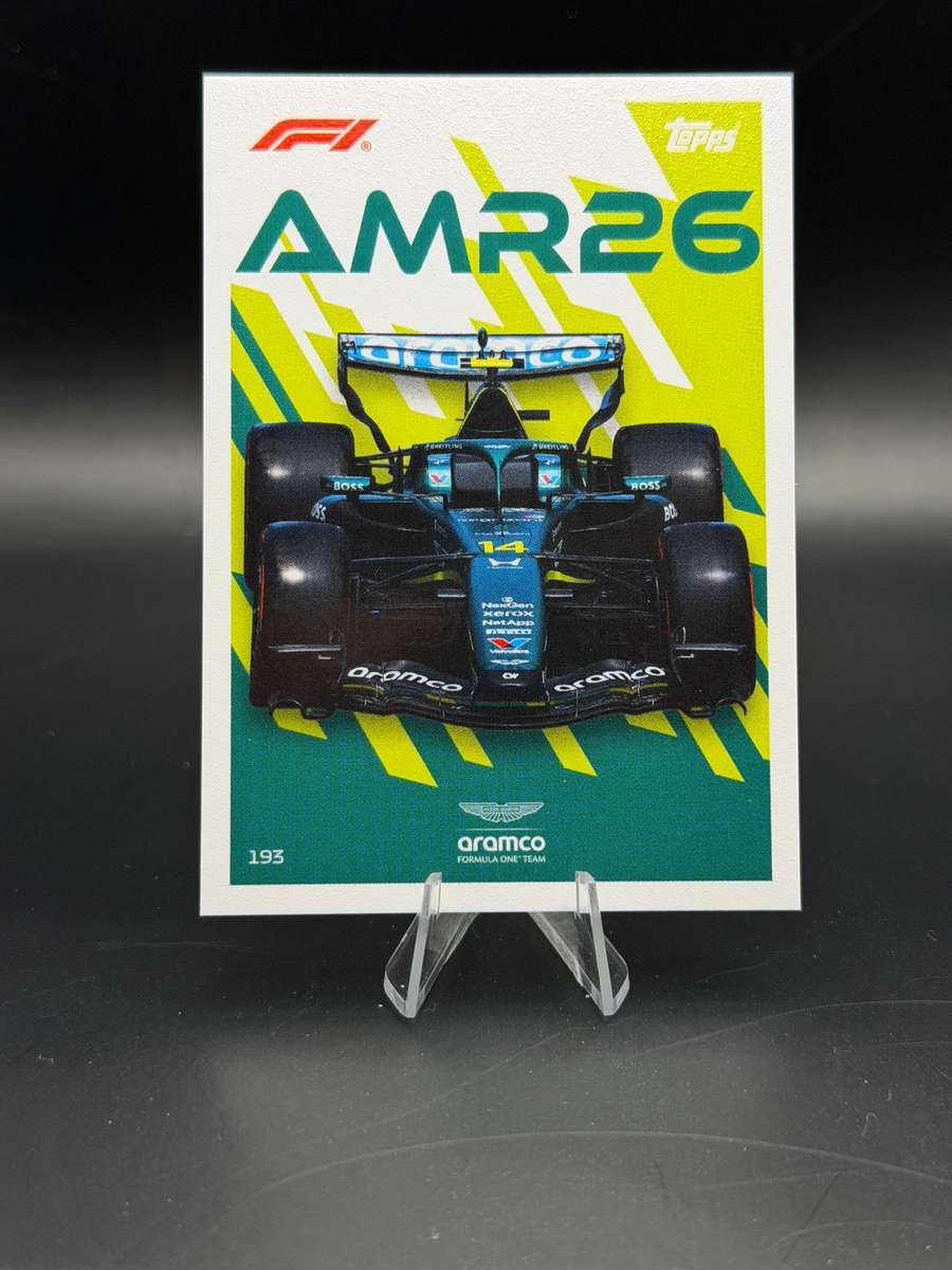 Topps F1 Turbo Attax Car Fernando Alonso