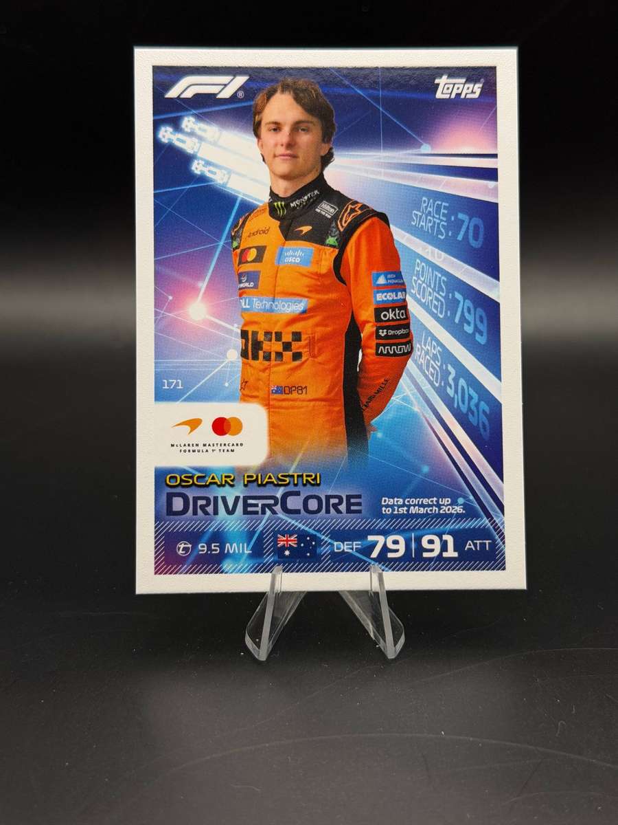 Topps F1 Turbo Attax Drivercore Oscar Piastri