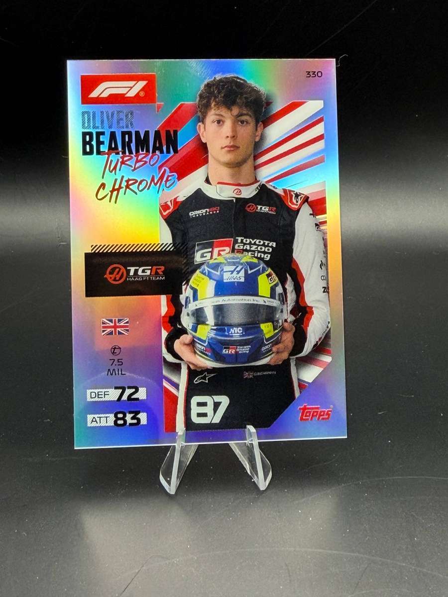 Topps F1 Turbo Attax Turbo Chrome Oliver Bearman