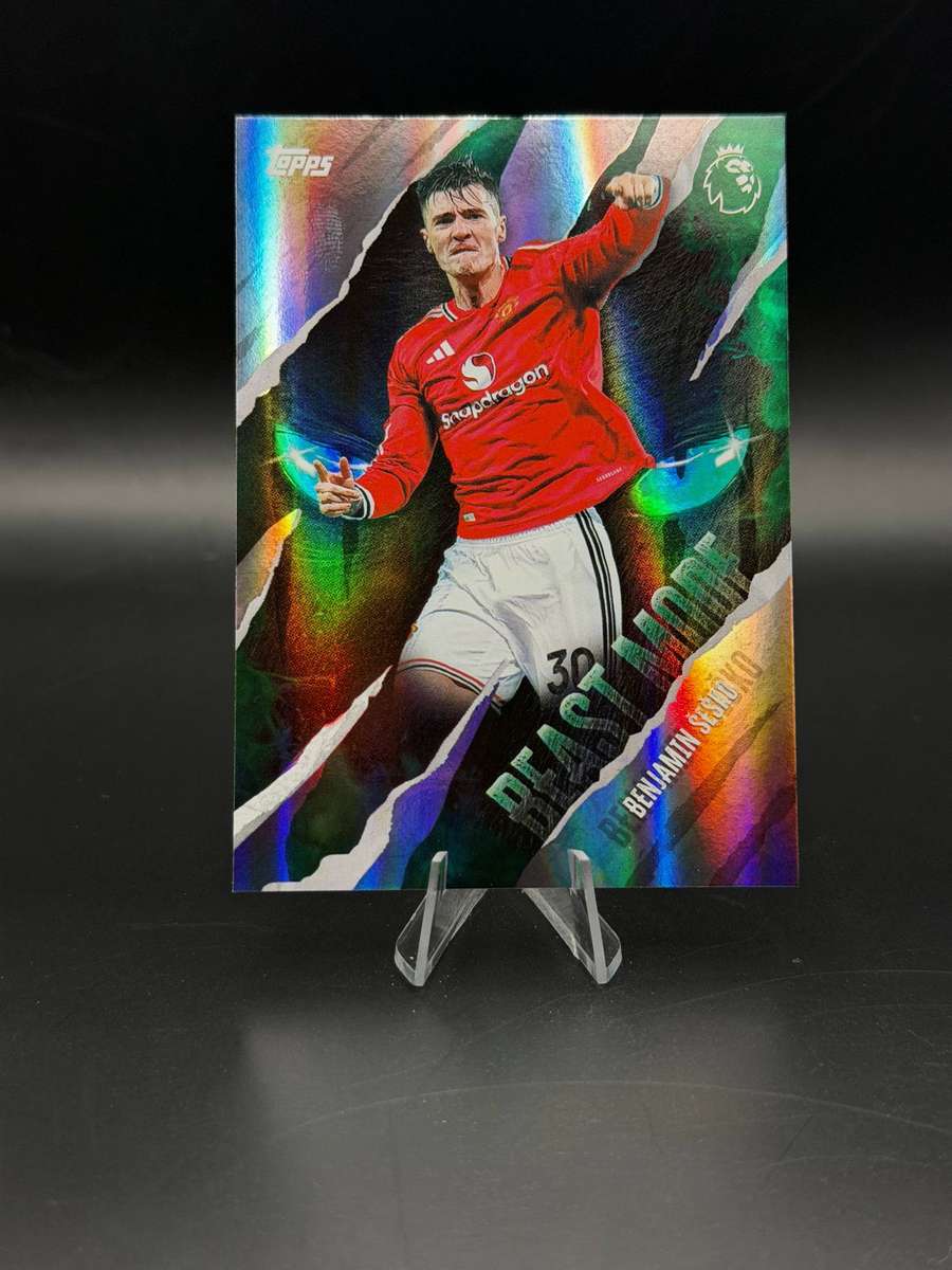2026/27 Topps Premier League Flagship Beast Mode Benjamin Sesko Manchester United