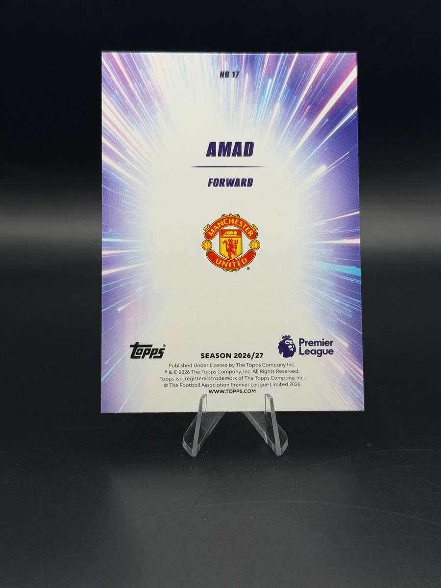 2026/27 Topps Premier League Flagship Nitro Boost Amad Manchester United