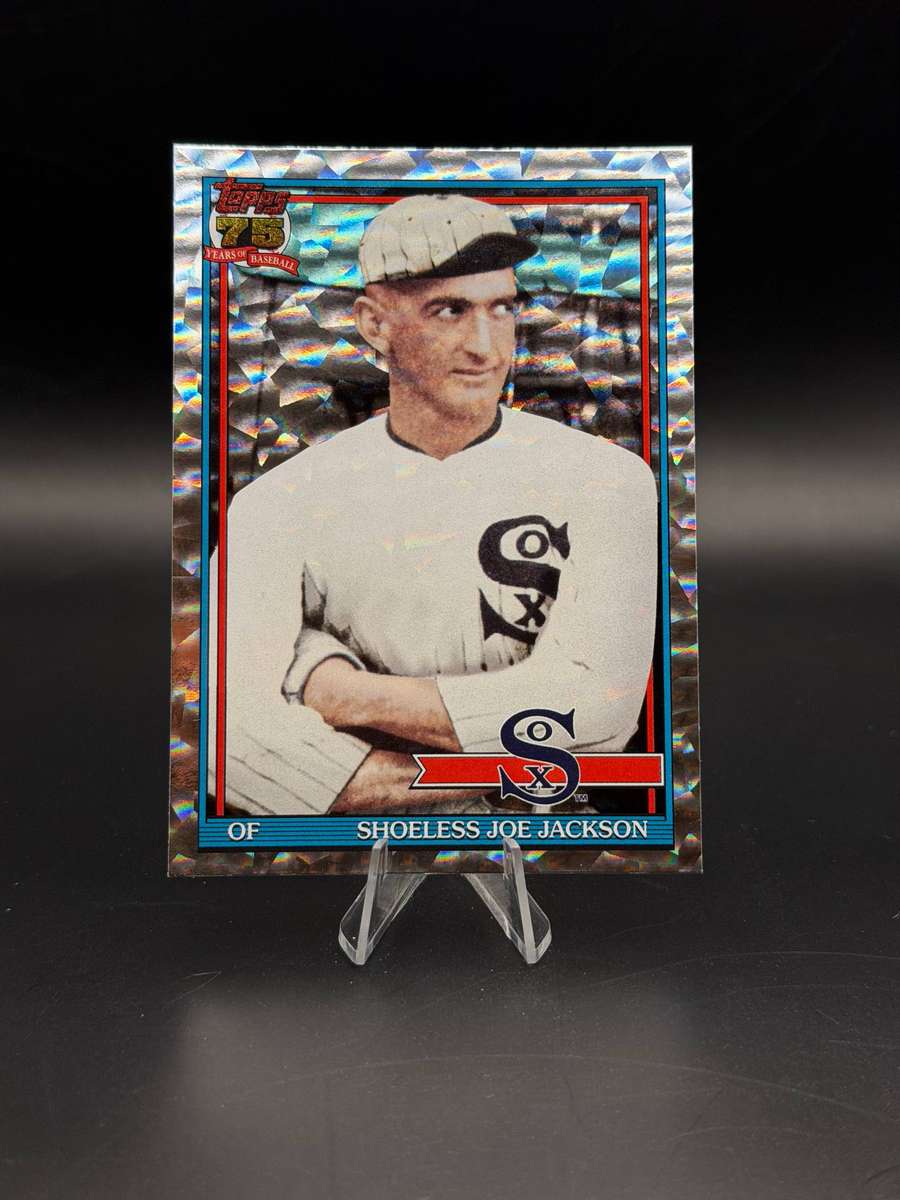 2026 Topps Series Baseball Shoeless Joe Jackson Silver Crackle