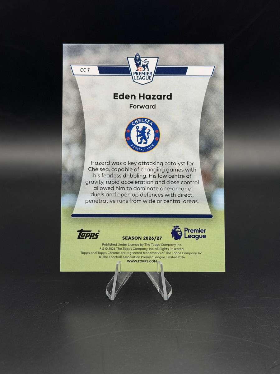 2026/27 Topps Premier League Flagship Chrome Classic Eden Hazard Chelsea