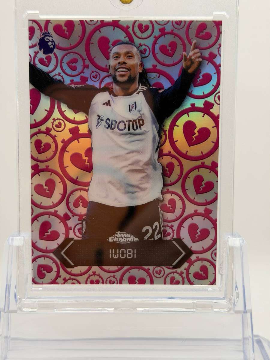 2026 Topps Chrome Premier League Heartbreakers Alex Iwobi Fulham