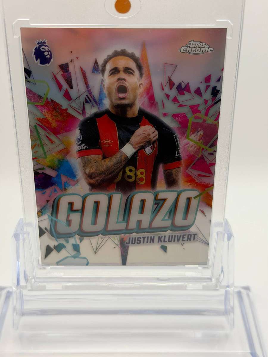2026 Topps Chrome Premier League Golazo Justin Kluivert Bournemouth
