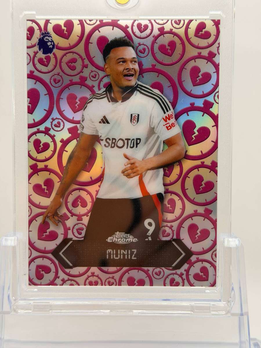 2026 Topps Chrome Premier League Heartbreakers Rodrigo Muniz Fulham