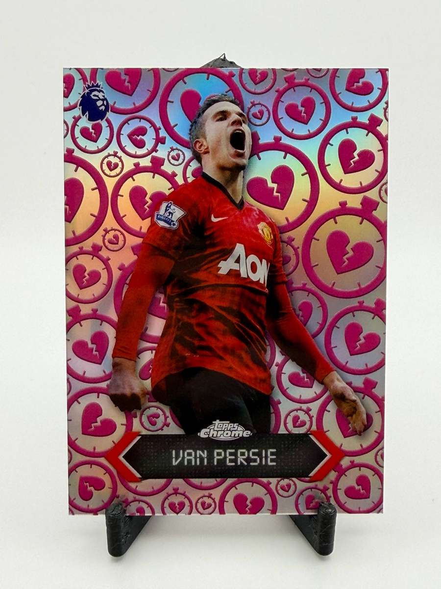 2026 Topps Chrome Premier League Heartbreakers Robin Van Persie Manchester United