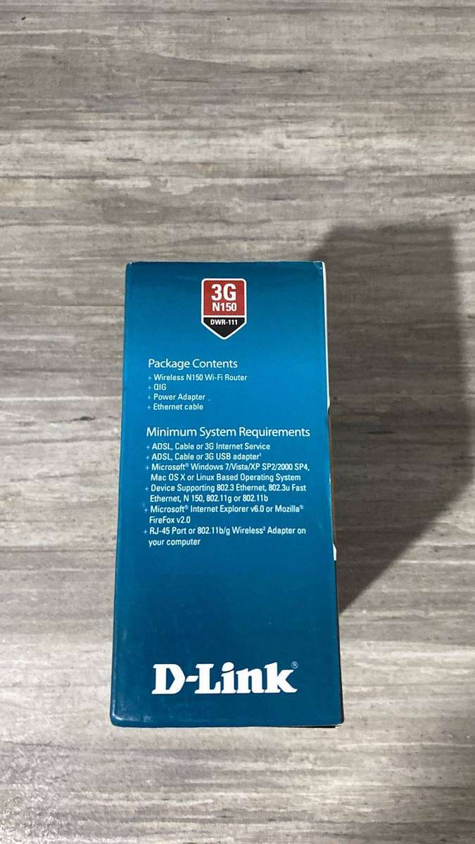 D-link 3G N150Wi-Fi router