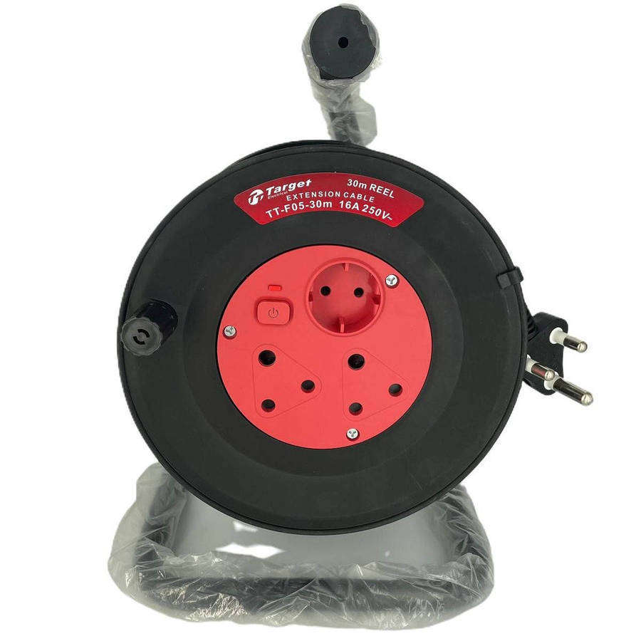 Target 50M extension cable reel - heavy-duty power extension cord