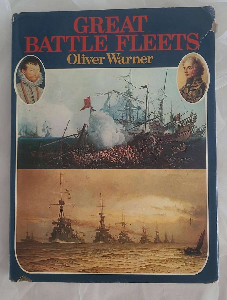 Great Battle Fleets by Oliver Warner - 1973 First Edition Hamlyn - Illustrated Naval History