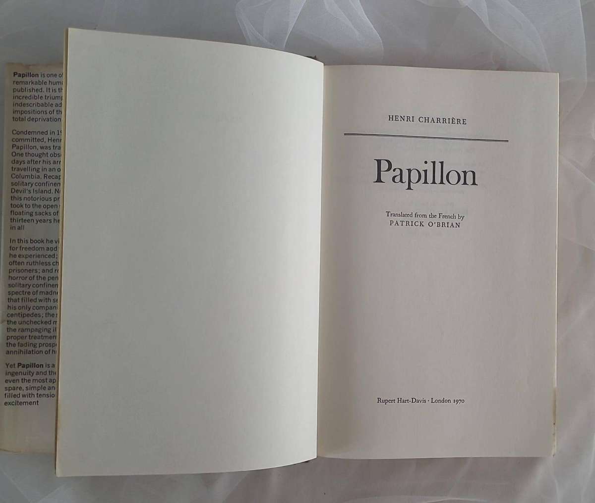 Papillon by Henri Charrière - 1970 UK First Edition - Rupert Hart-Davis