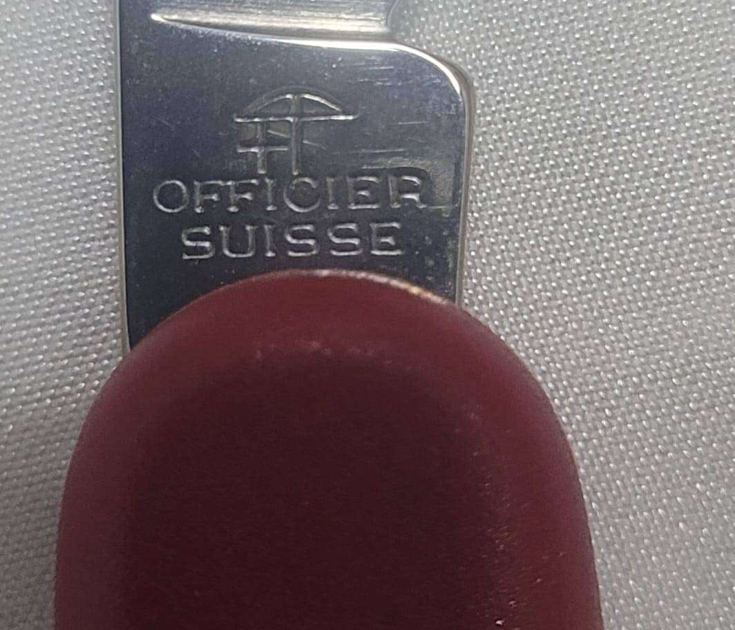 Victorinox Bantam Knife  Officier Suisse  Cawse & Malcolm Eng Advertising Edition
