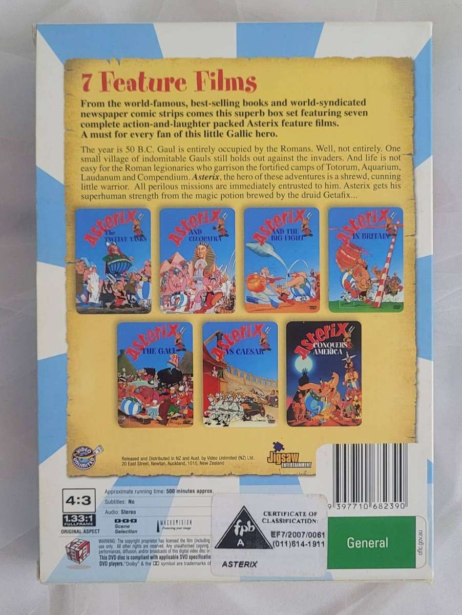 Asterix 7 Crazy Adventures  Complete 7-Disc DVD Boxset