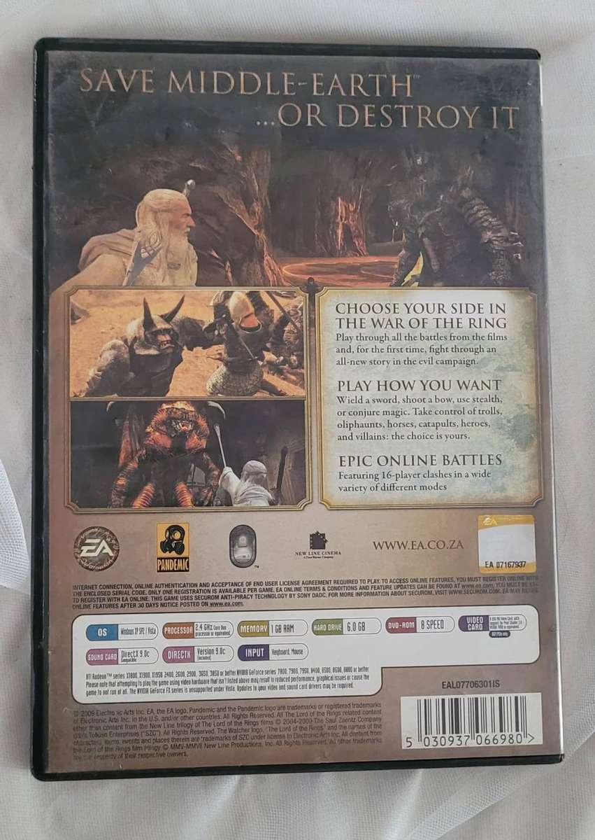 Lord of the Rings: Conquest - PC DVD