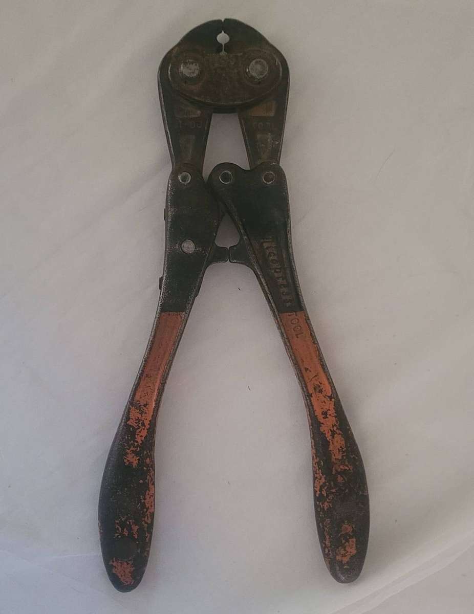 Vintage Bolt Cutters / Wire Cutters  Compress Tool  Compound Action  Vintage Workshop Hand Tool