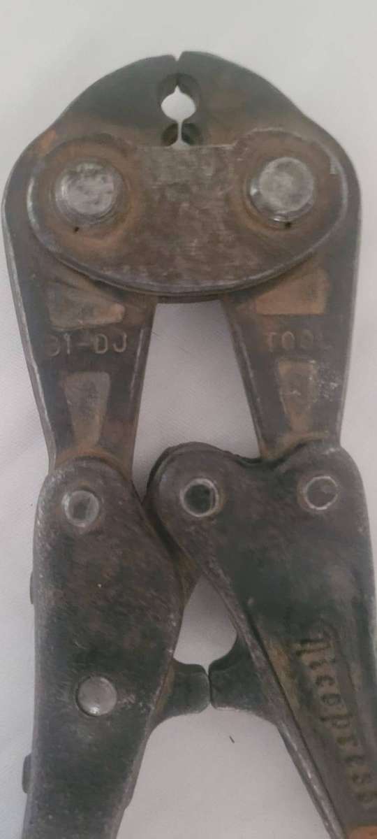 Vintage Bolt Cutters / Wire Cutters  Compress Tool  Compound Action  Vintage Workshop Hand Tool
