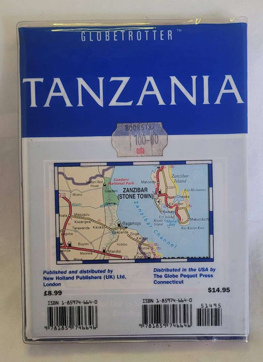 Globetrotter Tanzania Travel Guide  Graham Mercer, with Fold-Out Map