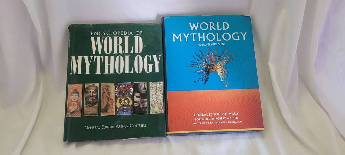 World Mythology Reference Book Bundle (2 Hardcovers)