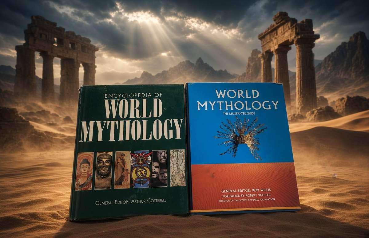 World Mythology Reference Book Bundle (2 Hardcovers)