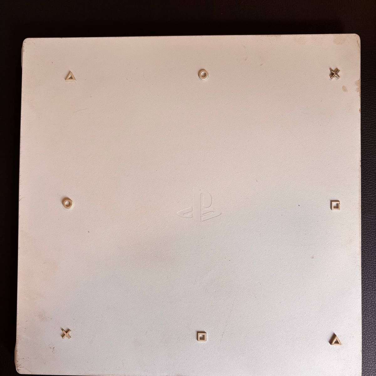 White Playstation 4 Pro Bottom Housing Shell Cover