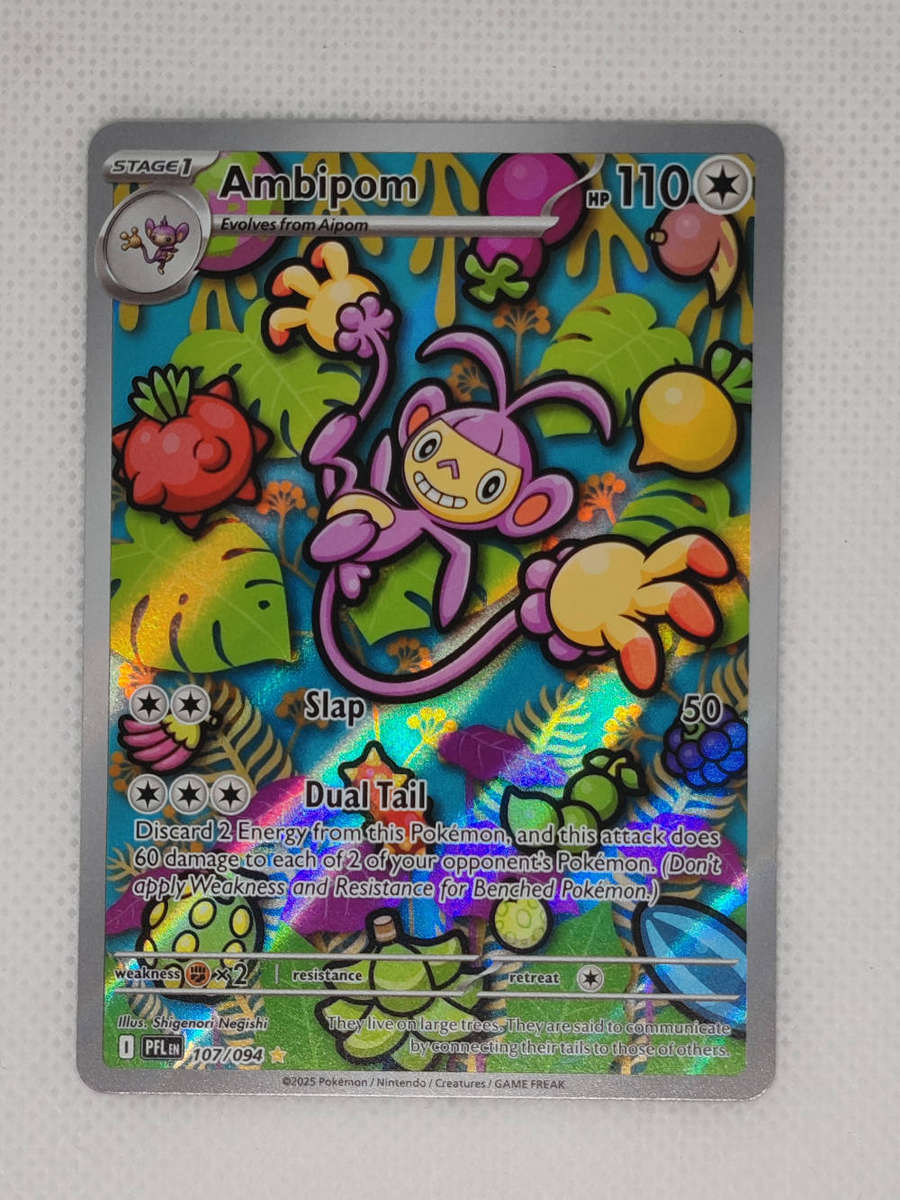 Ambipom #107 Illustration Rare - Phantasmal Flames