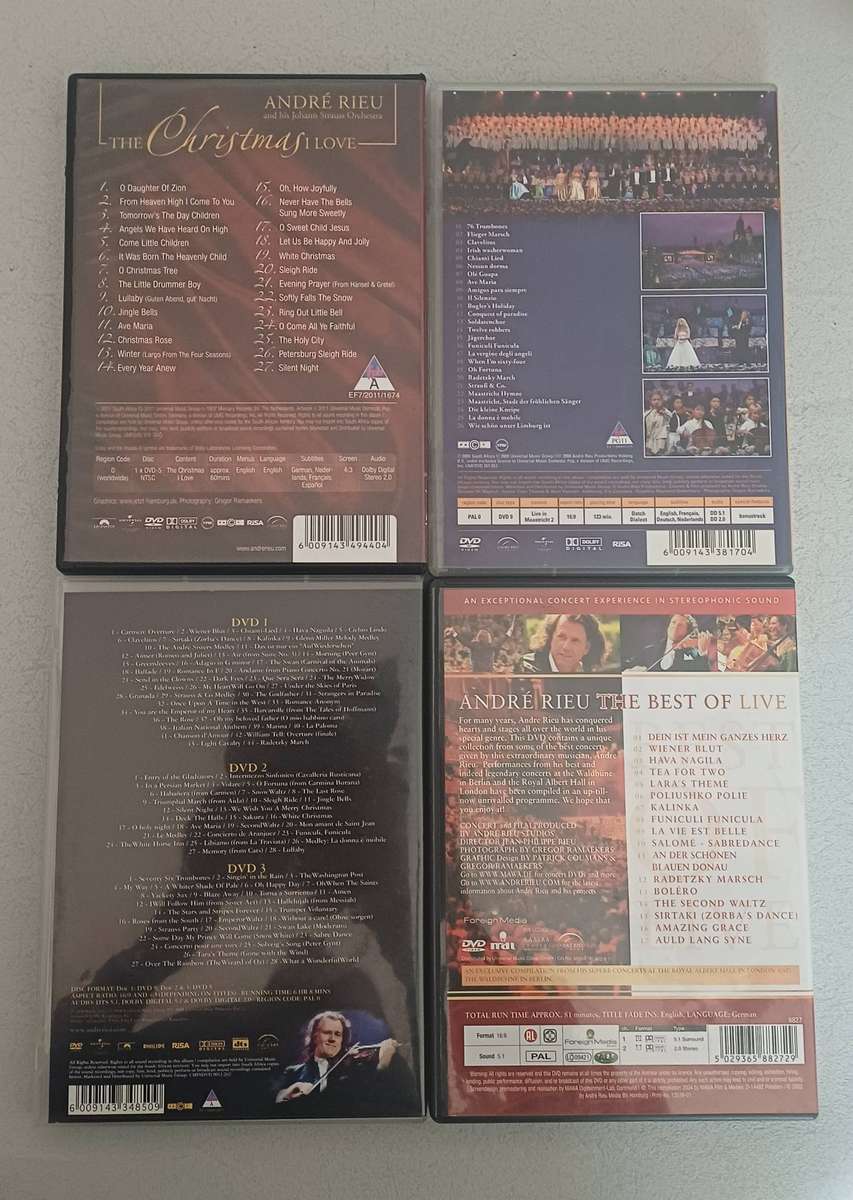 André Rieu DVD Combo 2  6 Discs