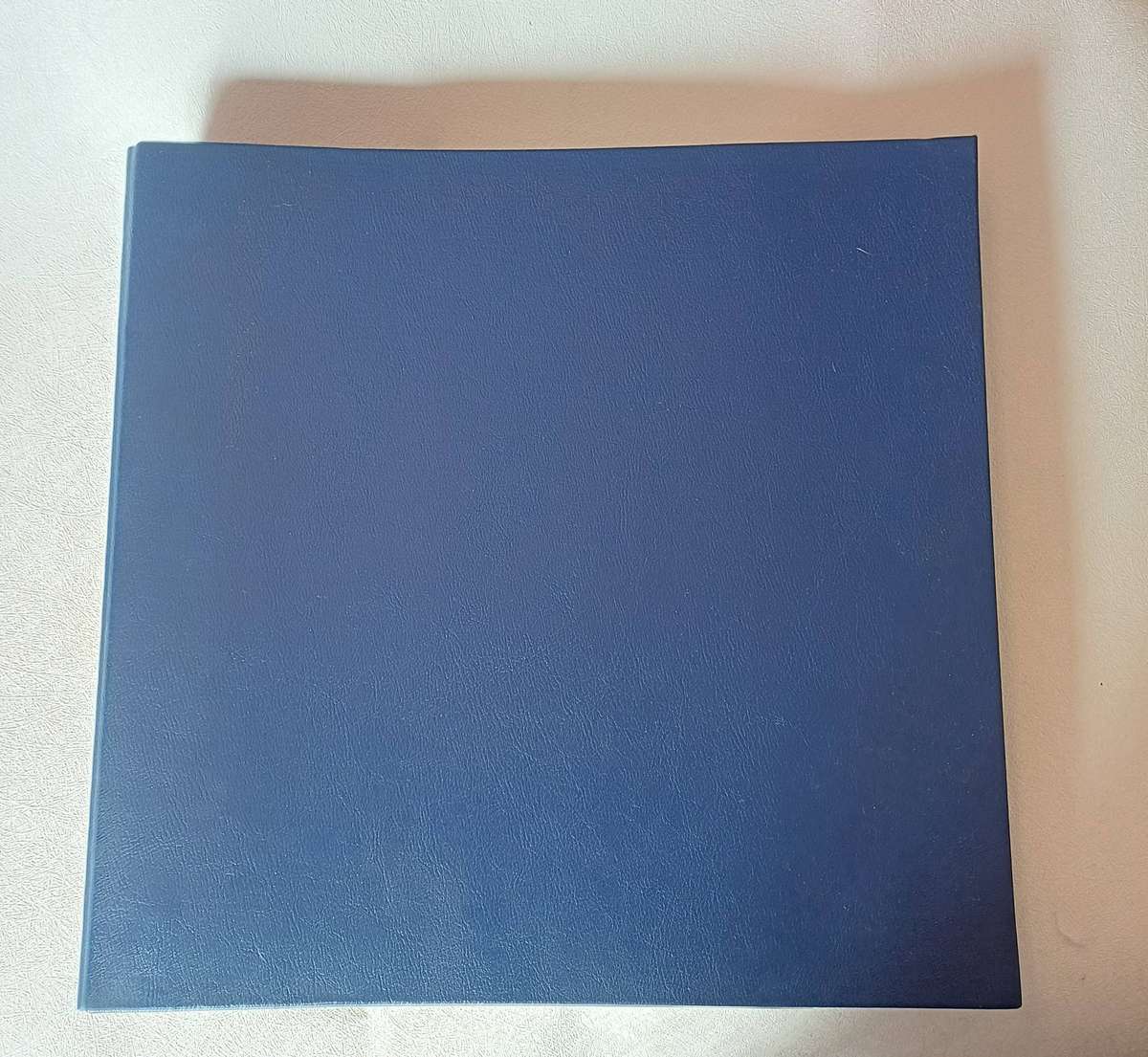 Blue Stamp File with 15 Empty Pages - NO Stamps