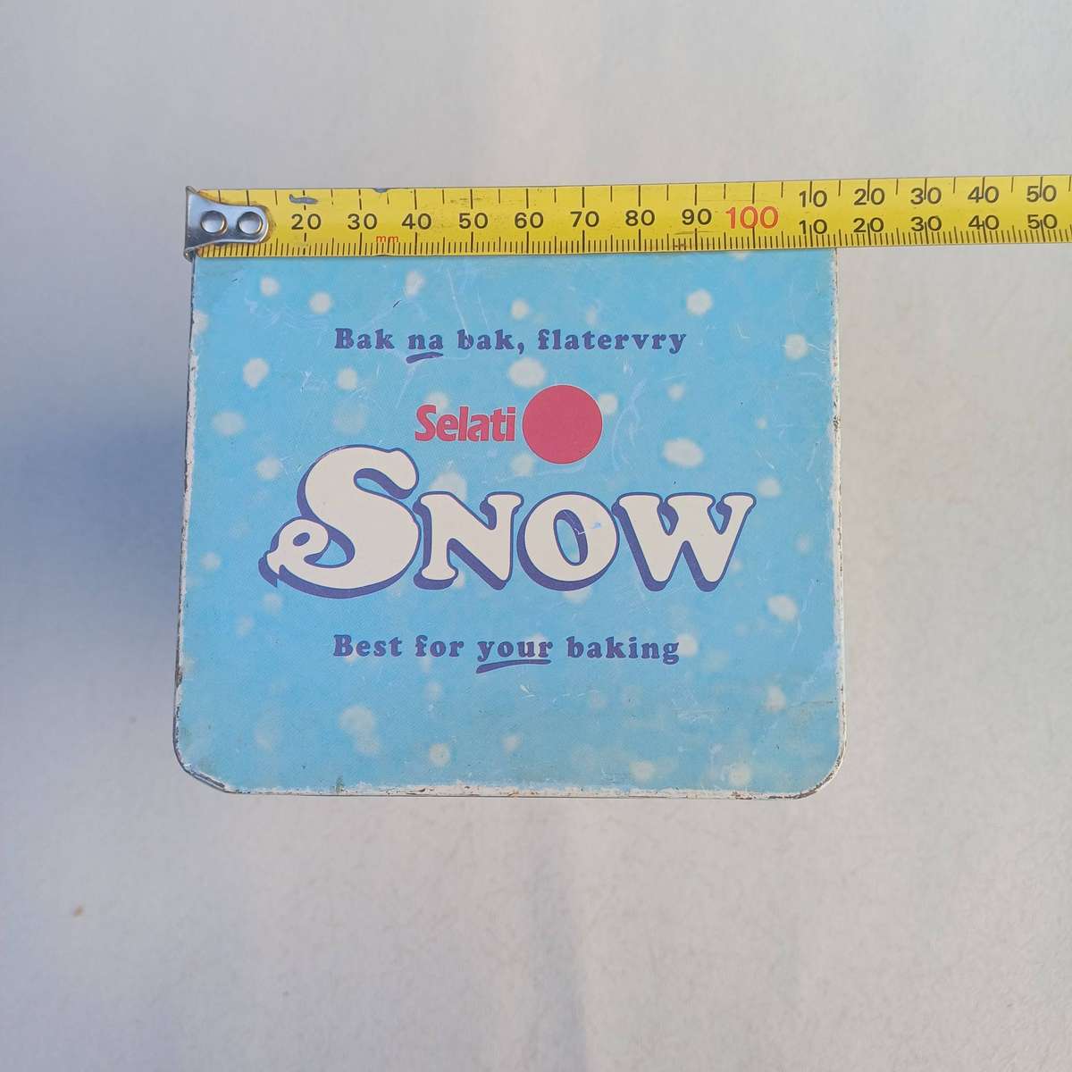 Vintage Selati Icing & Caster Snow Tin 1Kg