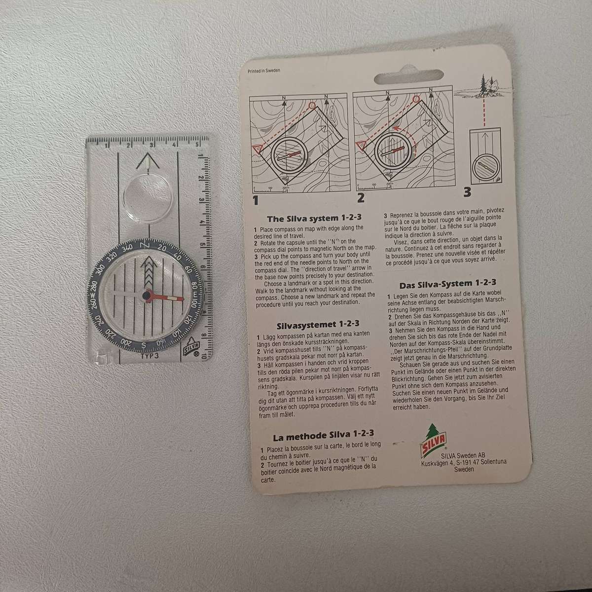 Silva Starter 1-2-3 Base Plate Compass