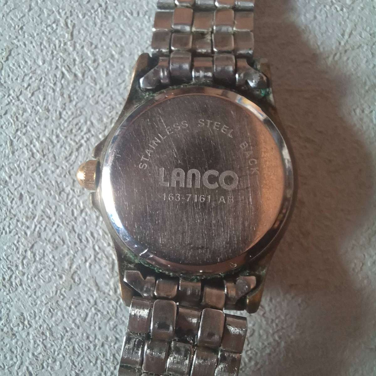 Vintage Two-tone Lanco Quartz Ladies' Watch Silver & Gold-Plated Case & Strap in Original Case
