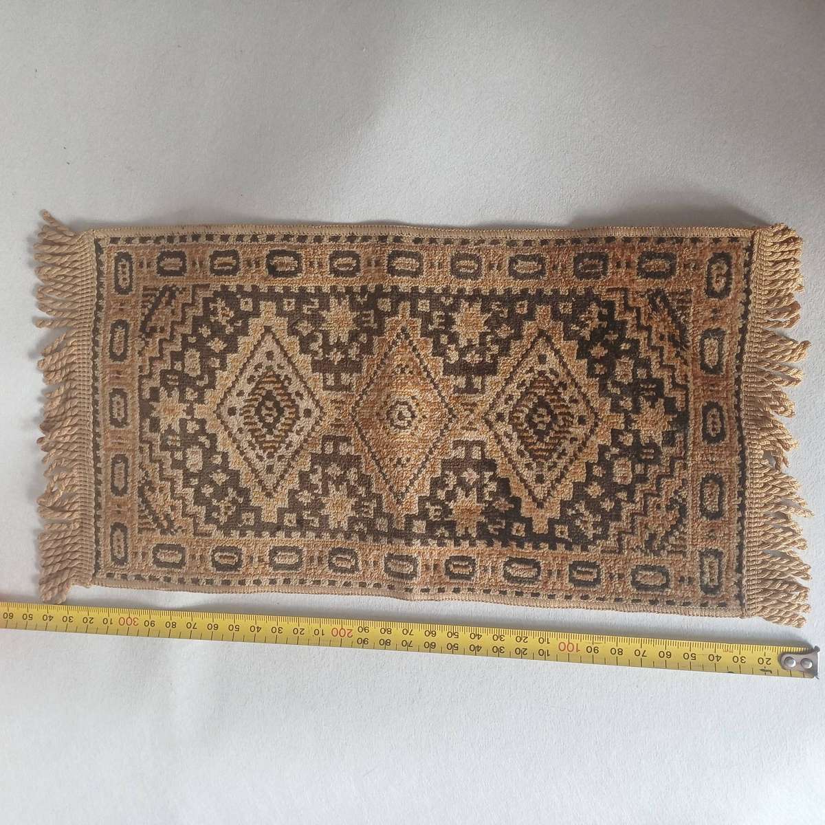 Miniture Afgan Style Rug  34cm x 16.5cm
