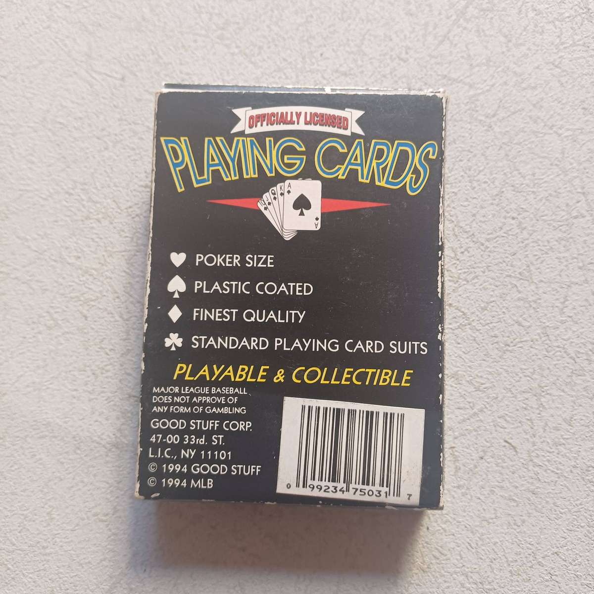 vintage 1994 New York Yankees deck of playing cards