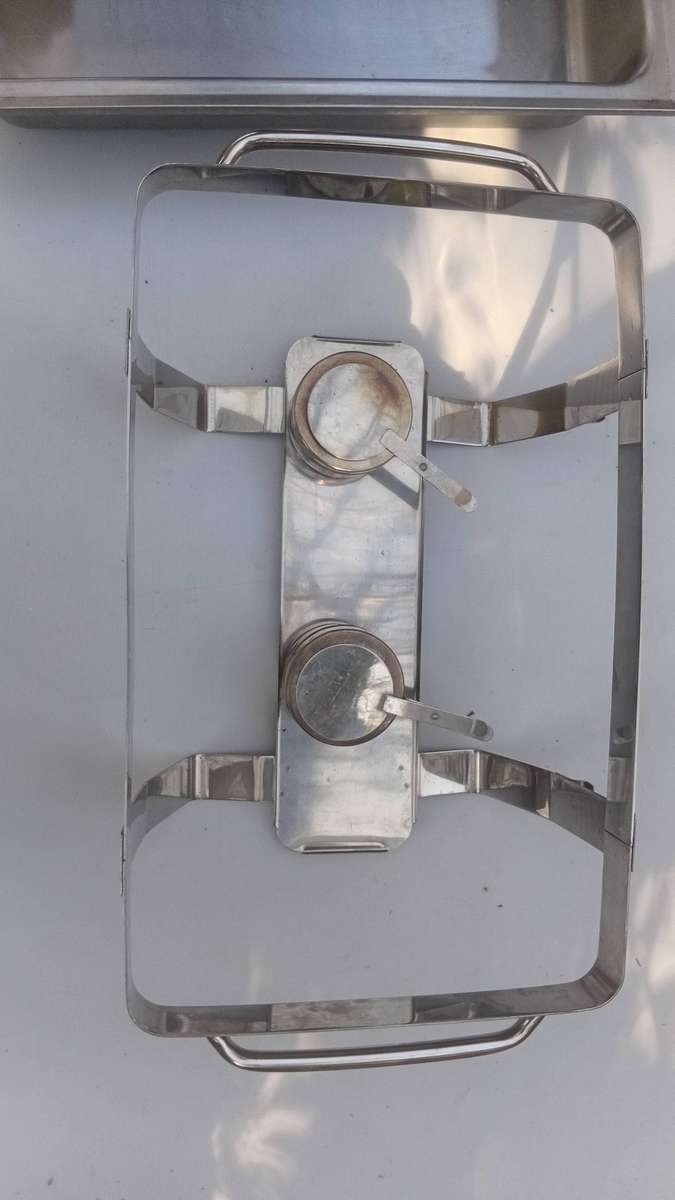 Chafing Dish with stand and 2 burners but without lid