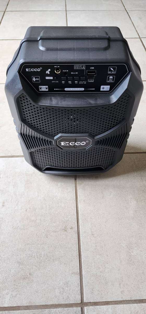 Speaker Ecco MV6212 8 Inch TWS True Wireless Black
