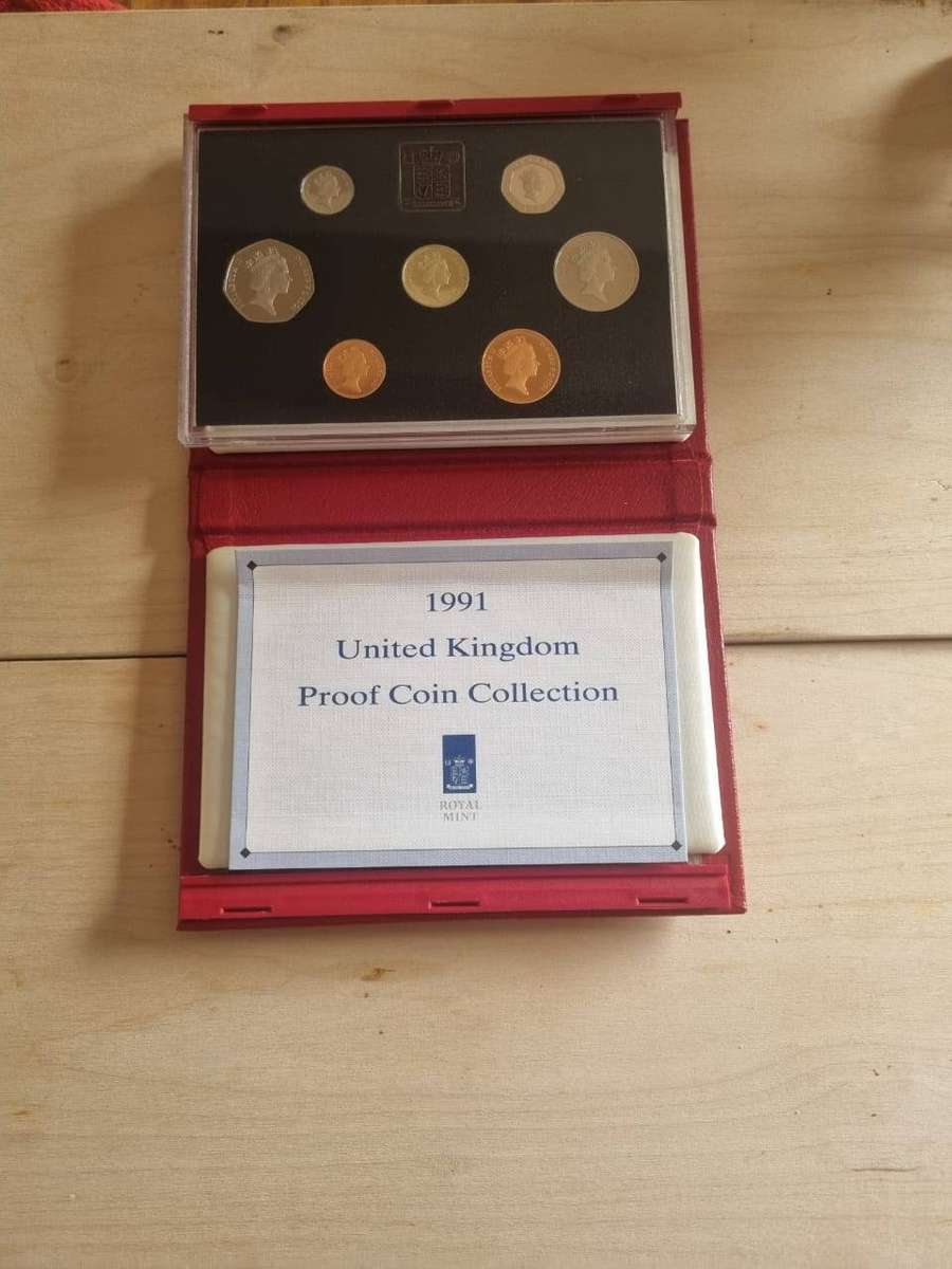  1991 United Kingdom Proof Coin Collection  Royal Mint 
